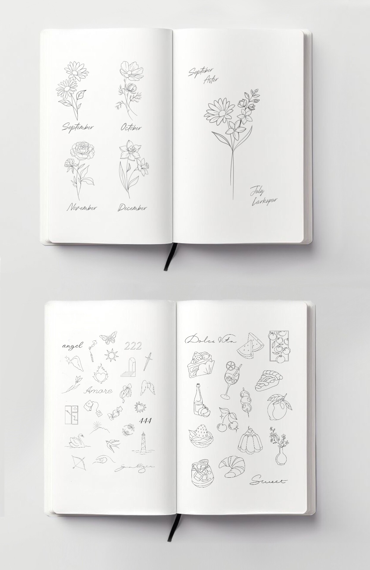 flower tattoo design